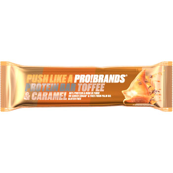 Proteinbar Toffee &amp; Caramel Glutenfri 45g ProteinPro