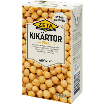 Kikärtor 480g Zeta