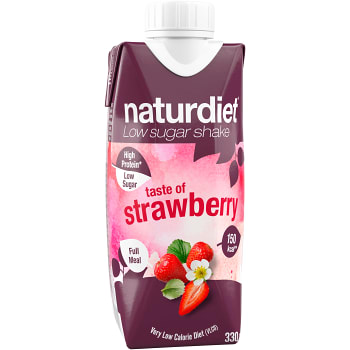 Viktkontroll Shake Jordgubb 330ml Naturdiet