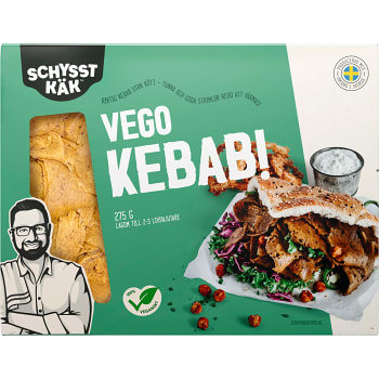 Kebab vego pannfärdig 275g Schysst käk