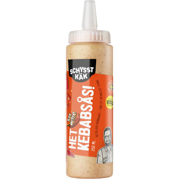 Kebabsås Het 250g Schysst käk