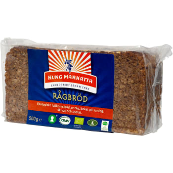 Rågbröd 500g KRAV Kung markatta