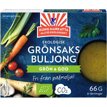 Grönsaksbuljong Ekologisk 6-p Kung Markatta