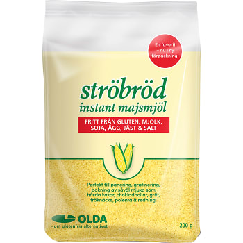 Ströbröd Instant Majsmöl Glutenfri 200g Olda