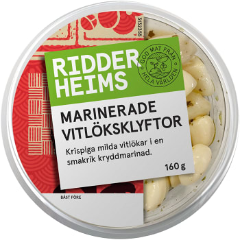 Marinerade Vitlöksklyftor 160g Ridderheims