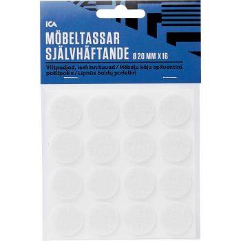 Möbeltassar Vita 20mm 16-p ICA Home