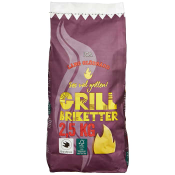 Briketter 2,5kg ICA 