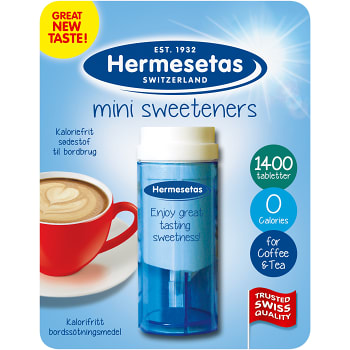 Sötningsmedel Mini 1400st Hermesetas