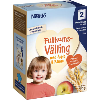 Välling Fullkorn Äpple & banan 2år 5l Nestle
