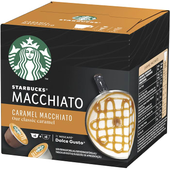 Kaffekapslar Dolce Gusto Caramel Macchiato 12-p Starbucks