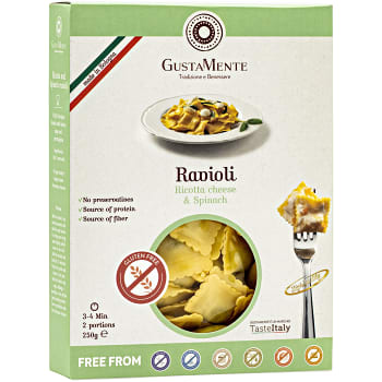 Ravioli Ricotta & Spenat Glutenfri 250g GustaMente
