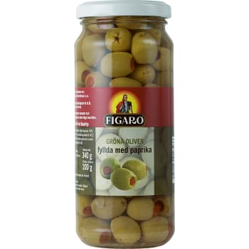 Oliver Gröna med Pimiento 340g Figaro