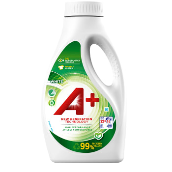 Tvättmedel White flytande 880ml A+