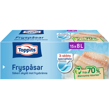 Fryspåsar 15-p 8l Toppits
