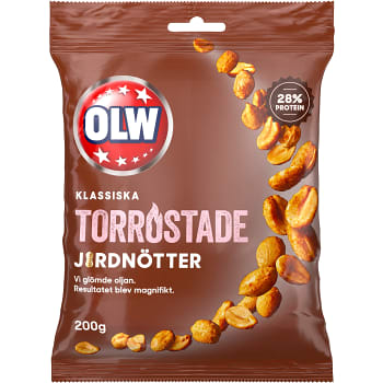 Torrostade Jordnötter 200g OLW