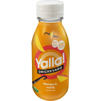 Drickkvarg Mango &amp; Vanilj 350ml Yalla®