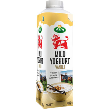 Mild Yoghurt Vanilj 2% 1000g Arla Ko®