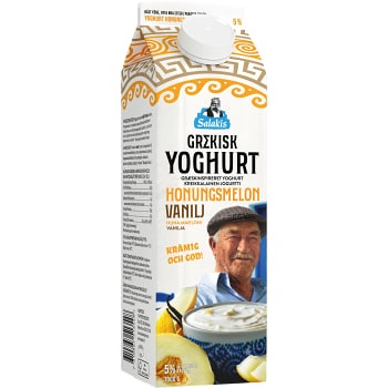 Grekisk yoghurt Honungsmelon-Vanilj 1000g Salakis