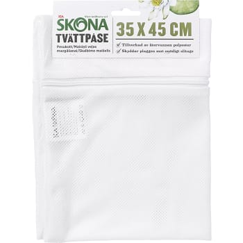 Tvättpåse Vit 35x45cm ICA Skona