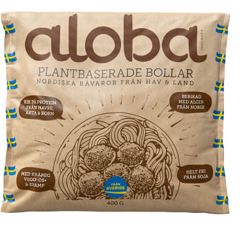 Plantbaserade bollar 400g Aloba
