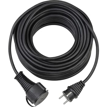 Förlängningssladd IP44 Svart 10m ICA