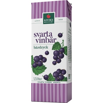 Svartvinbärsdryck Drickfärdig 1,5l Kiviks