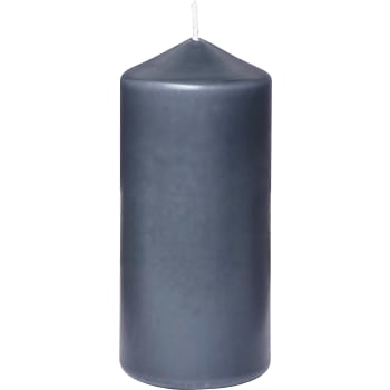 Blockljus Grå 15cm 1-p ICA