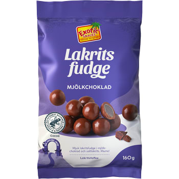 Lakritsfudge 160g Exotic Snacks