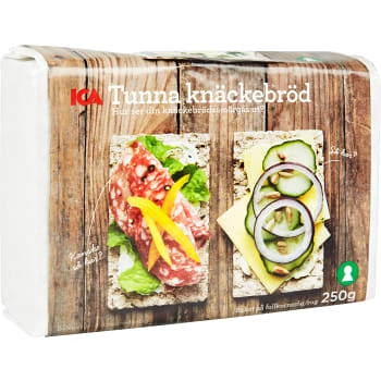Tunna knäckebröd 250g ICA | Handla mat online från din lokala ICA-butik