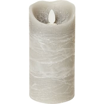 Blockljus LED Rustic Grå 15cm ICA