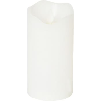 Blockljus LED Rustic Vit 15cm ICA