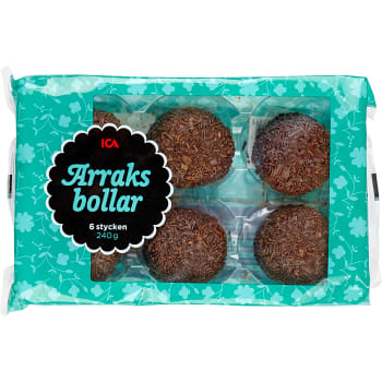 Arraksbollar 6-p 240g ICA