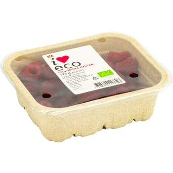 Hallon Ekologiska 125g ICA I love eco | Handla mat online från din ...