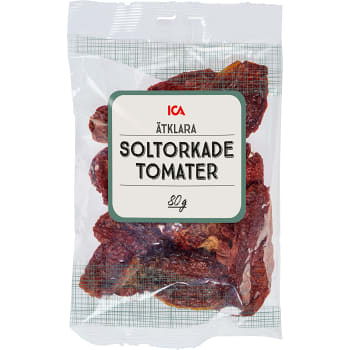 Soltorkade ätklara tomater 80g ICA
