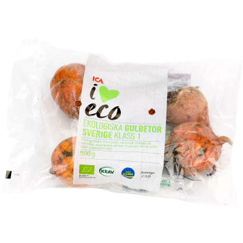 Gulbeta Påse 500g KRAV Klass 1 ICA I love eco