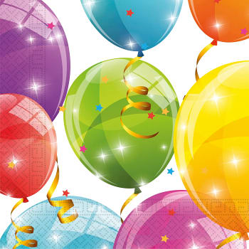 Servett Ballong 33cm 20-p