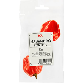 Röd habanero 25g Klass 1 ICA