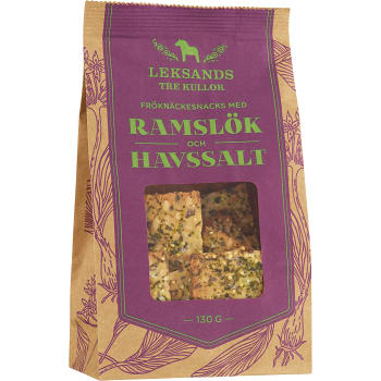 Fröknsnacks Ramslök &amp; Havssalt 130g Leksands Tre Kullor