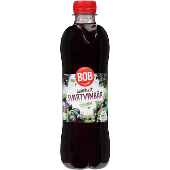 Blandsaft Svarta vinbär 500ml BOB