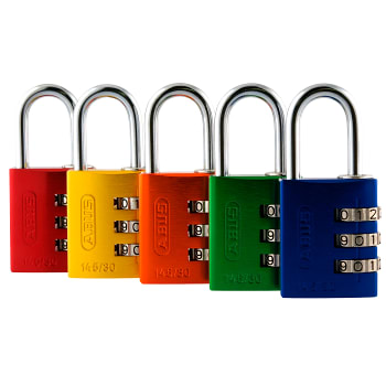 Hänglås Kombination Blandade färger 3cm Abus