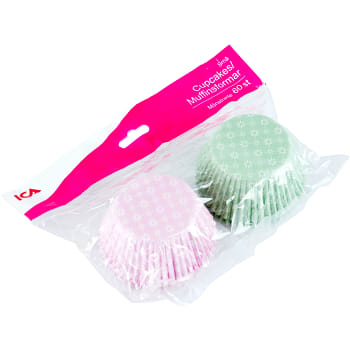 Cupcake formar mönstrade 60-p ICA