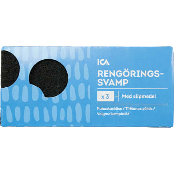 Rengöringssvamp med slipmedel 3-pack ICA