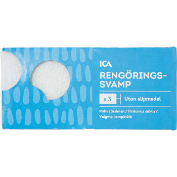 Rengöringssvamp utan slipmedel 3-p ICA