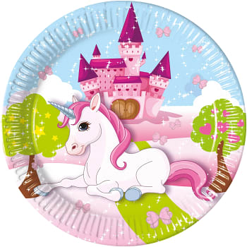Tallrik 23cm Unicorn 8-p ICA