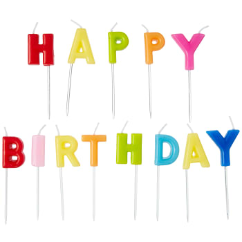 Tårtljus Happy Birthday Packers