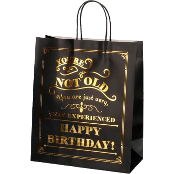 Presentpåse You're not old 26x31cm ICA