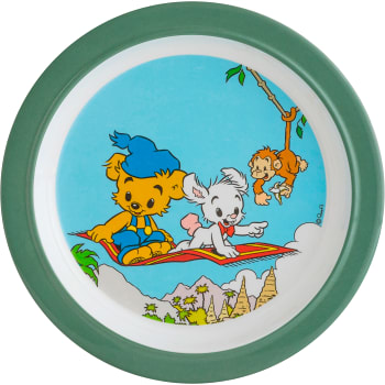 Tallrik med halkskydd Bamse Rätt Start