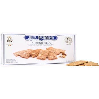 Mandelkakor Almond Thins 100g Jules Destrooper