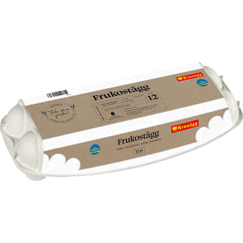 Frukostägg Frigående inomhus M 12-p Kronägg