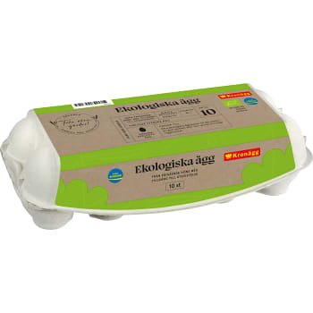 Ägg M/L Ekologiska 10-p Kronägg